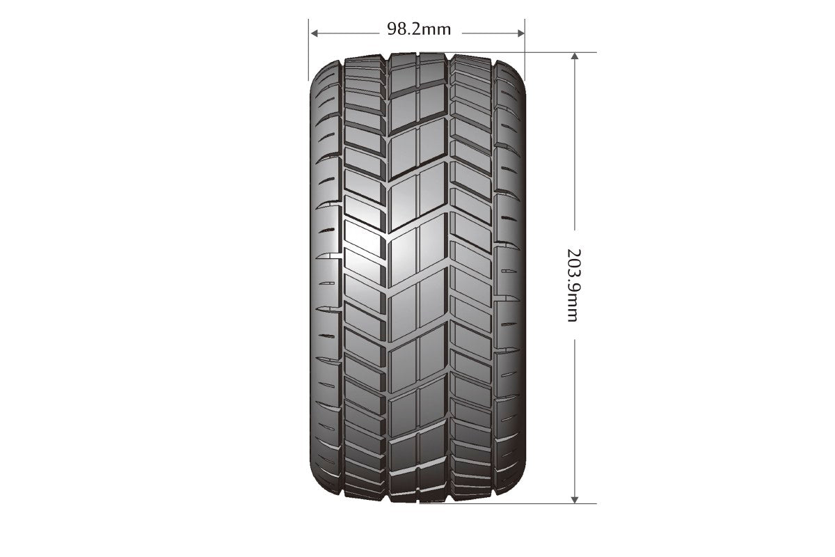 Louise R/C MFT X-Rocket Belted Monster Truck Tires Mounted 24mm Hex Pair for Arrma Kraton 8S