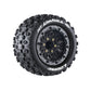 Louise R/C MT-Uphill Soft 1/10 2.8" Monster Truck Belted MFT Tires, Bead-Lock (Removable Hex)