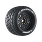 Louise R/C MT-Rocket Sport 1/8 3.8" Monster Truck MFT Belted Tires, 17mm Hex (0" & 1/2" Offset)