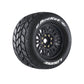 Louise R/C ST-Rocket Sport 1/8 3.8" Stadium Truck MFT Belted Road Tires, 17mm Hex (0" & 1/2" Offset)