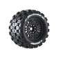 Louise R/C ST-MCross Sport 1/8 3.8" Stadium Truck MFT Belted Tires, 17mm Hex (0" & 1/2" Offset)