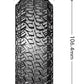 Louise R/C CR-Griffin 1/10 1.9" Crawler Class 1 Tires Mounted 12mm Hex Super Soft Black Rim Pair