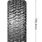 Louise R/C CR-Champ 1/10 1.9" Crawler Class 1 Tires Mounted 12mm Hex Super Soft Black Rim Pair