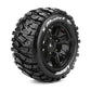 Louise R/C MFT X-Mallet Monster Truck Belted Tires 24mm Hex Pair for Traxxas X-MAXX / XRT