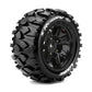 Louise R/C MFT X-Rowdy Sport Monster Truck Belted Tires 24mm Hex Pair for Traxxas X-MAXX / XRT