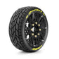 Louise R/C MFT B-Rocket 1/8 Buggy Tires Soft, 17mm Hex, 0" & 1/2" Offset (2)