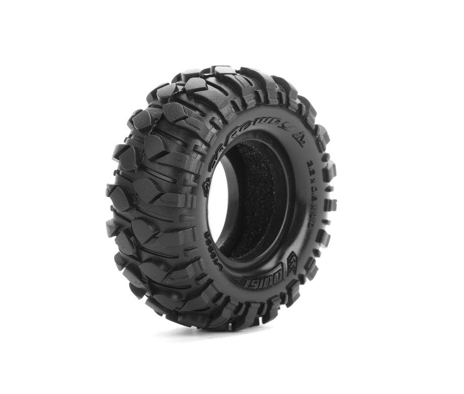 Louise R/C CR-Rowdy 1.0" Crawler Tires Super Soft Unmounted Pair for 1/18 and 1/24 Scale Crawlers