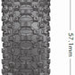Louise R/C CR-Uphill 1.0" Crawler Tires Mounted 7mm Hex Super Soft Pair for 1/18 and 1/24 Scale Crawlers