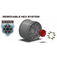 Louise R/C ST-Pioneer 1/10 Stadium Truck Soft Mounted Tires, Removable Hex (12/14/17mm)