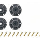 Louise R/C ST-Pioneer 1/10 Stadium Truck Soft Mounted Tires, Removable Hex (12/14/17mm)