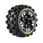 Louise R/C ST-MCross 1/10 Stadium Truck Soft Mounted Tires, Removable Hex (12/14/17mm)