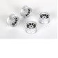 Louise R/C 8-Spoke Silver Wheels +4mm Offset for LMX