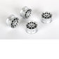 Louise R/C 10-Spoke Silver Wheels +4mm Offset for LMX