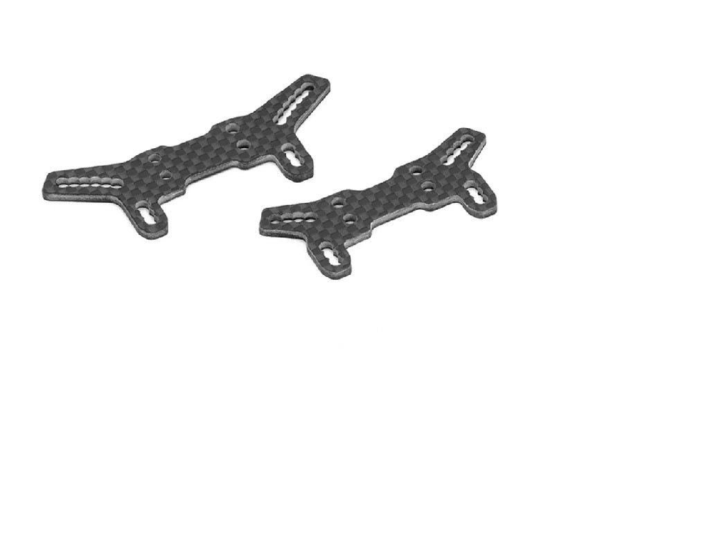 Louise R/C Carbon Fiber Shock Towers (Front & Rear) for LMX