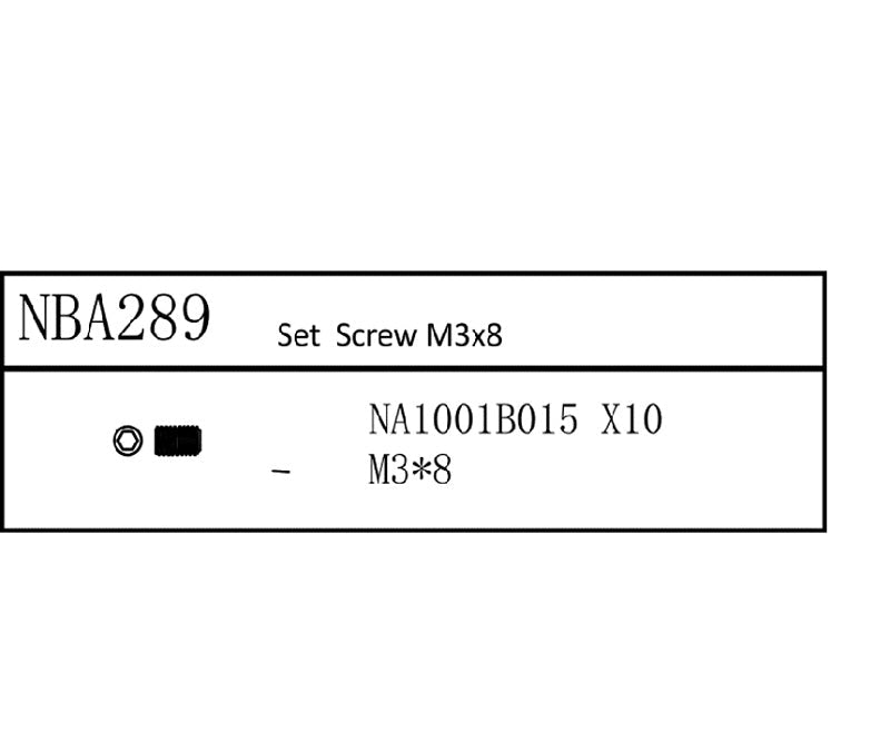 Louise R/C M3x8 Set Screws for LDX Drift, LRX Rally, LTX Touring, LMX