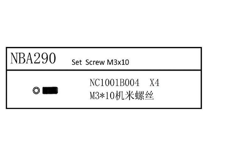 Louise R/C M3x10 Set Screws for LDX Drift, LRX Rally, LTX Touring, LMX