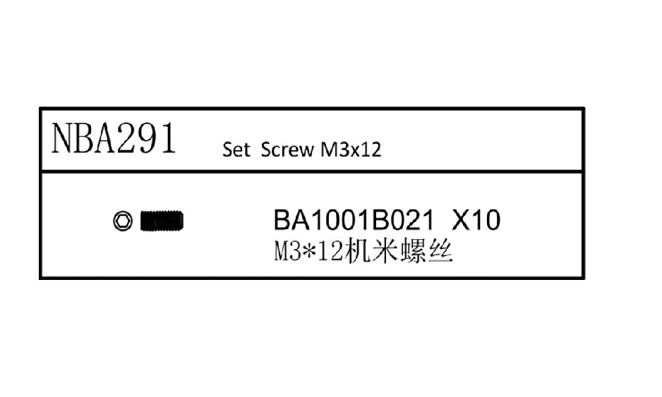 Louise R/C M3x12 Set Screws for LDX Drift, LRX Rally, LTX Touring, LMX