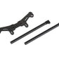 Louise R/C Carbon Fiber Rear Shock Tower for LMX (Sedan Body)