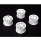 Louise R/C 10-Spoke White Wheels +1mm Offset for LMX