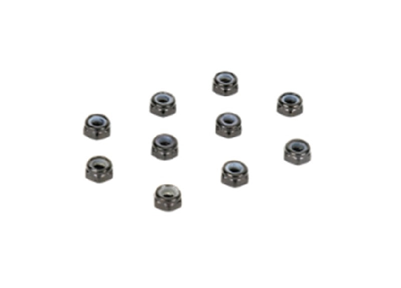 Louise R/C M3 Thin Nylon Locking Hex Nuts for LRX Rally, LDX Drift