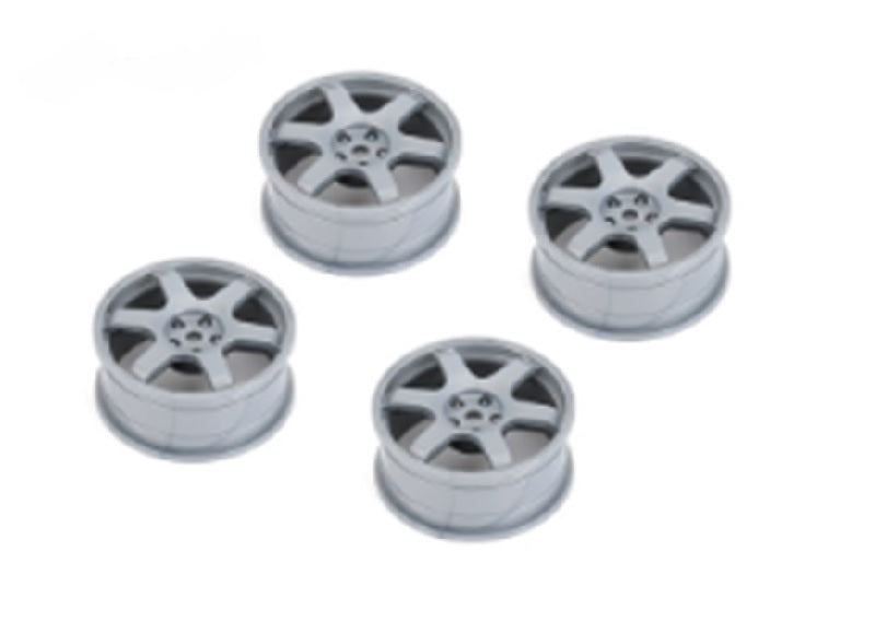 Louise R/C 6-Spoke Gray Wheels 24mm, ET-0mm for LDX Drift, LRX Rally, LTX Touring