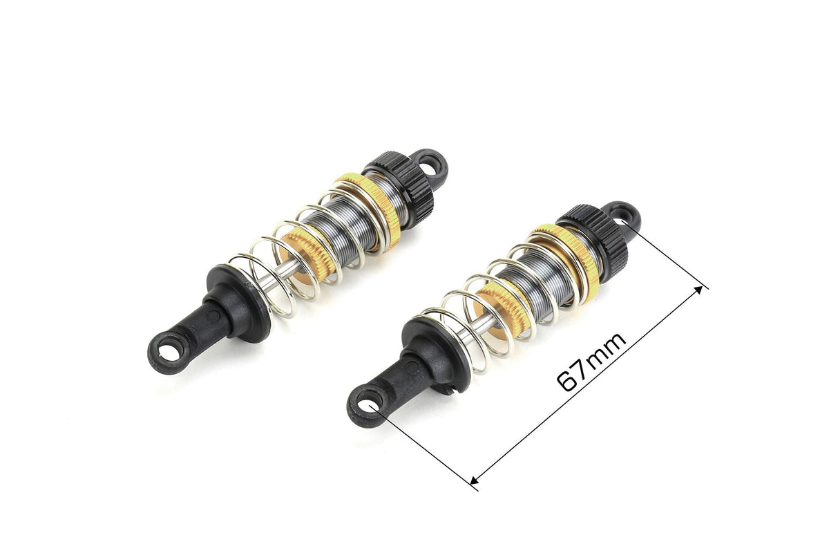 Louise R/C T410 Rally Aluminum Front Shocks (2pcs)