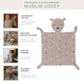 100% Muslin Lovey - Alpaca