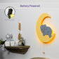 LumiDreams Wall Light - Kid's Decor Nightlight Elephant on Moon