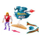 Masters of the Universe Origins 5.5" Sky Sled and Prince Adam