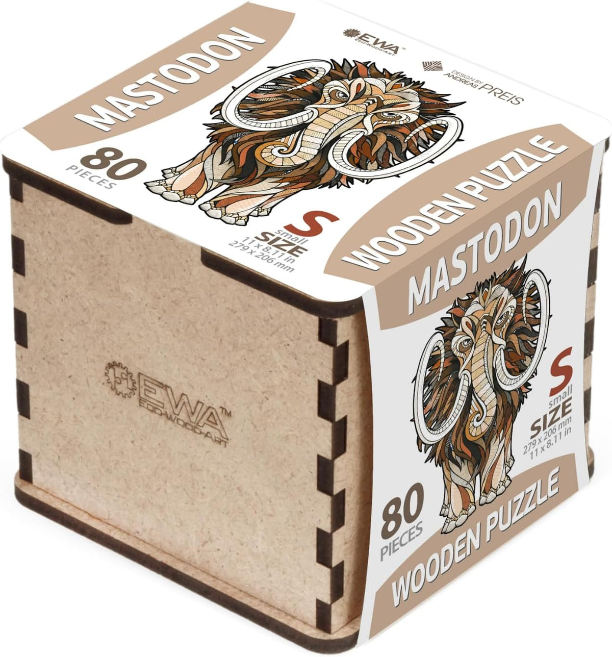 Mastodon — Wooden Jigsaw Puzzle