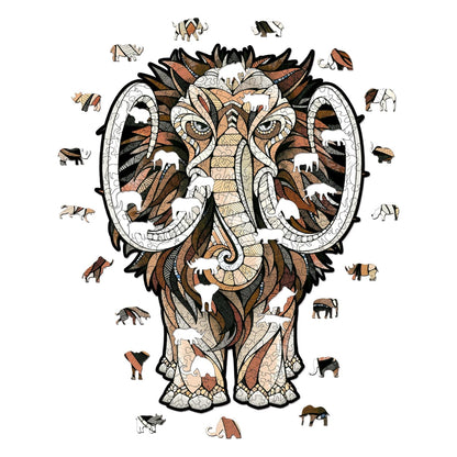 Mastodon — Wooden Jigsaw Puzzle
