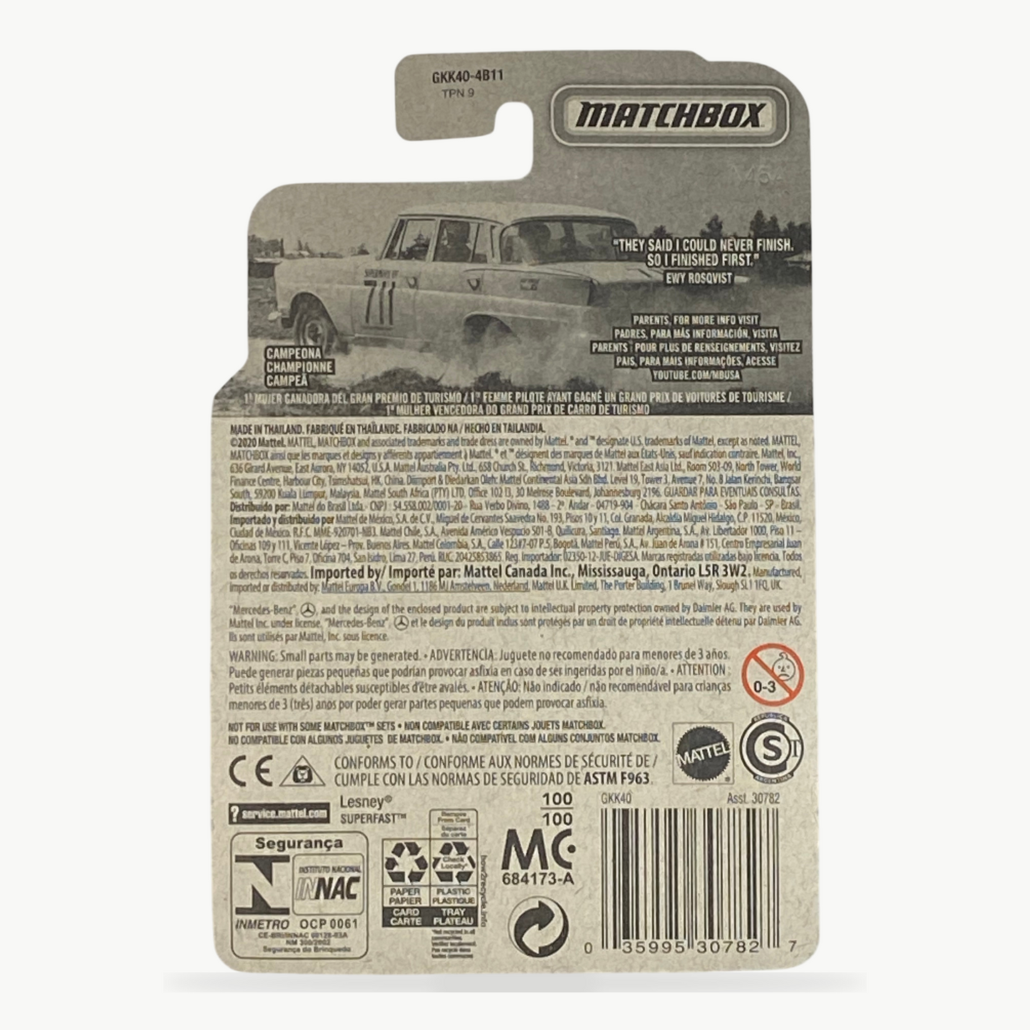 Matchbox '62 Mercedes-Benz 220 SE | Matchbox Series 100/100