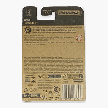 Matchbox Plowverizer | 2026 Matchbox Series 39/125
