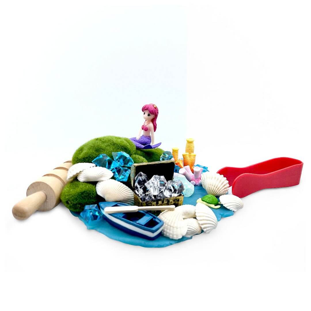 Mermaid Seascape, Playdough Kit