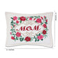 Mom Love Letters Hand-Embroidered Pillow - Available in Rose and Natural by CatStudio