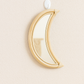 Rattan Moon Wall Mirror – Boho Space & Mystical Kids Room Decor