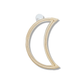Rattan Moon Wall Mirror – Boho Space & Mystical Kids Room Decor