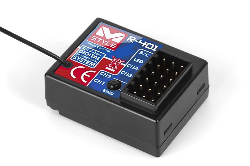 HPI Racing MStyle R/C System – 2.4GHz Radio, Servo, Battery & Charger Bundle
