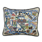 North Carolina, University of Collegiate Embroidered Pillow by CatStudio