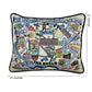 North Carolina, University of Collegiate Embroidered Pillow by CatStudio