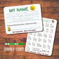 Personalized Name Tracing Practice Board
