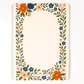 Floral Border Notepad