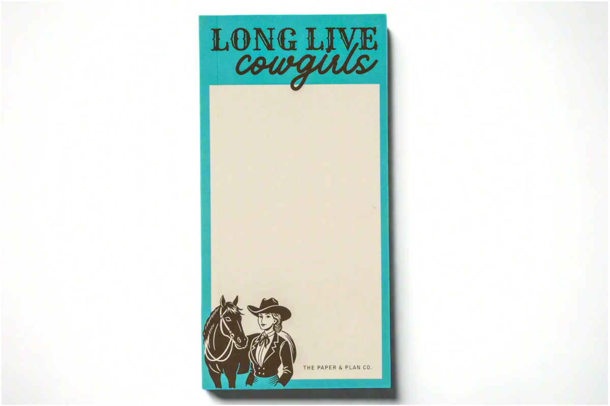 Long Live Cowgirls Notepad