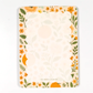 Oranges Rounded Corners Notepad
