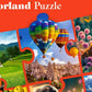 500 Piece Jigsaw Puzzle, Kitten's Floral Ride, Animal puzzle, Kitten, Adult Puzzle, Castorland B-54015