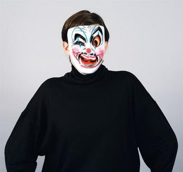 Clownin' Around Costume Masks Fancy Faces One Size