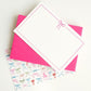 Pink Bow Notecard Set