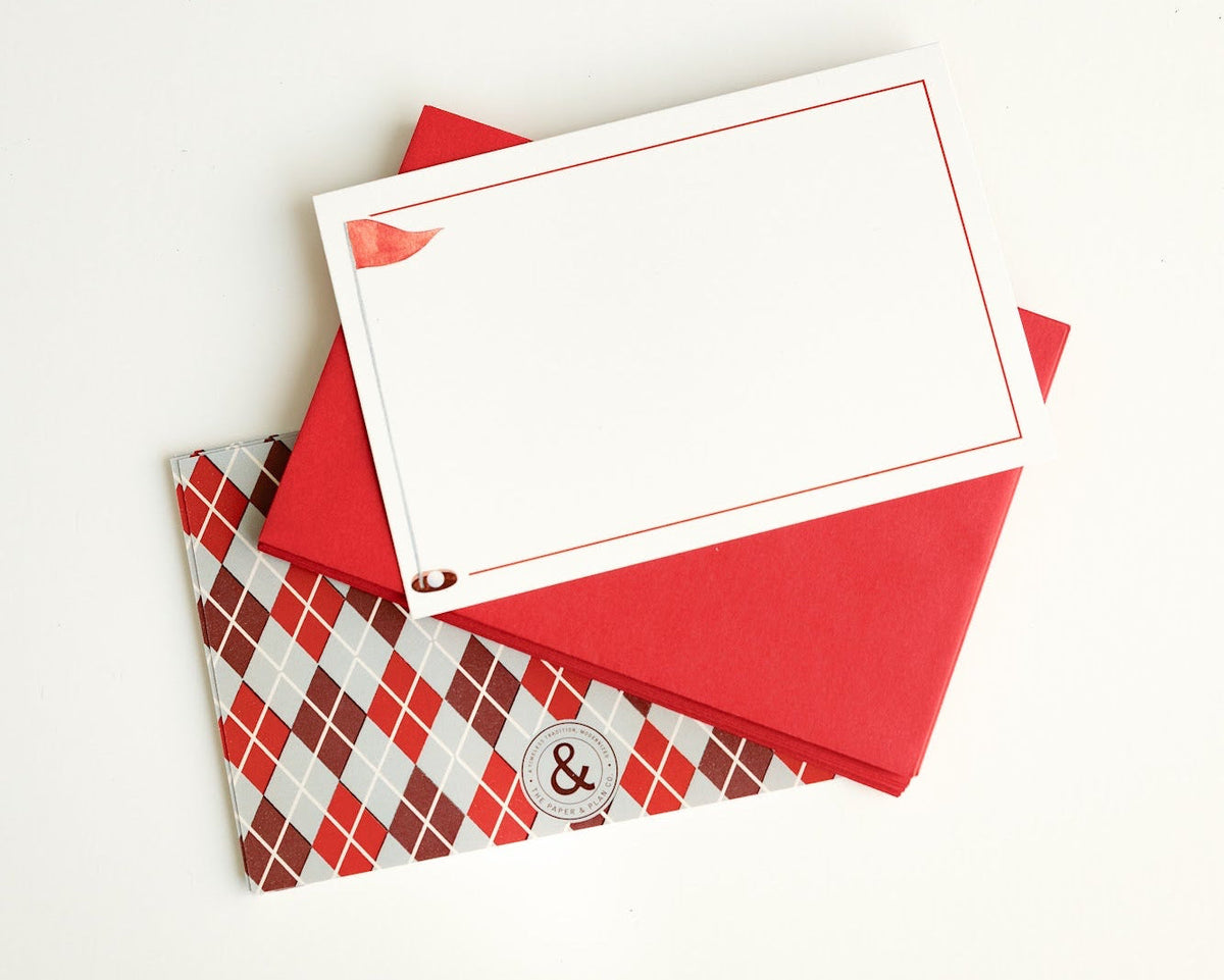 Golfing Notecard Set
