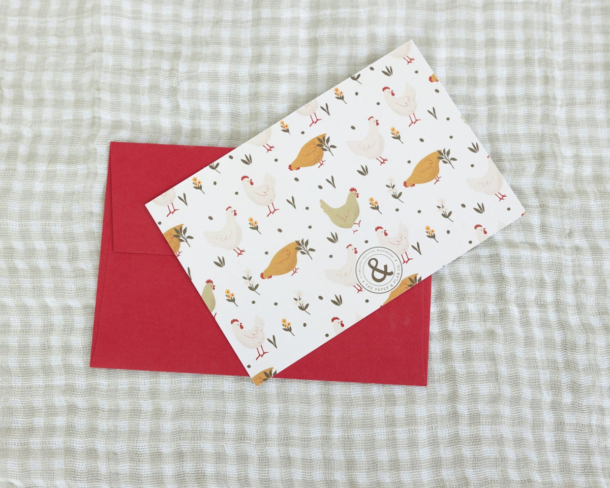 Chicken Notecard Set
