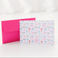 Pink Bow Notecard Set
